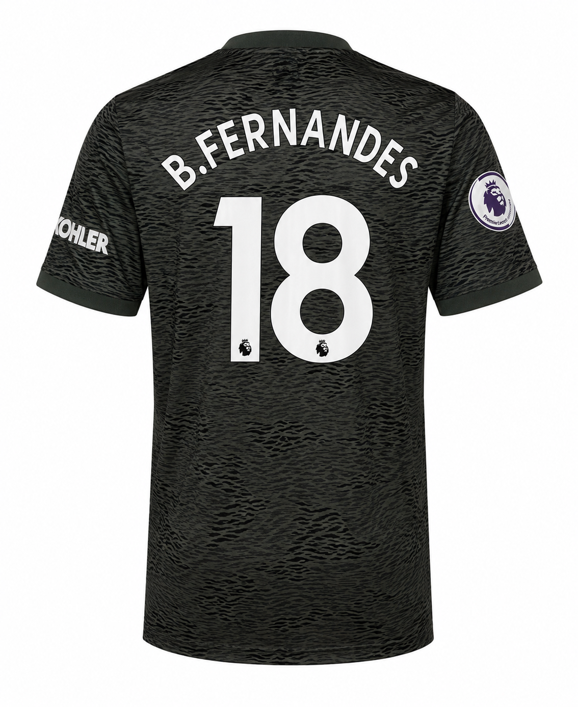 Manchester United 2020/21 Bortatröja #18 B.Fernandes