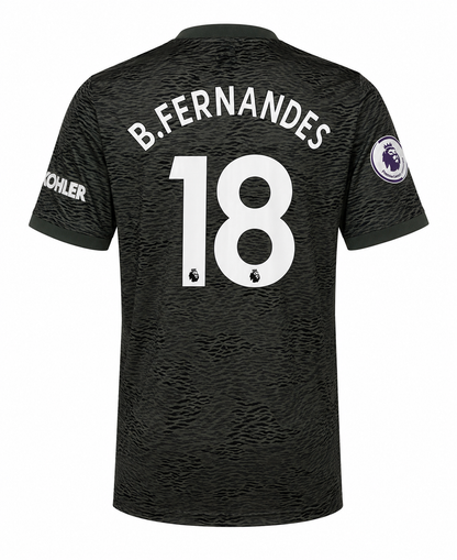 Manchester United 2020/21 Bortatröja #18 B.Fernandes