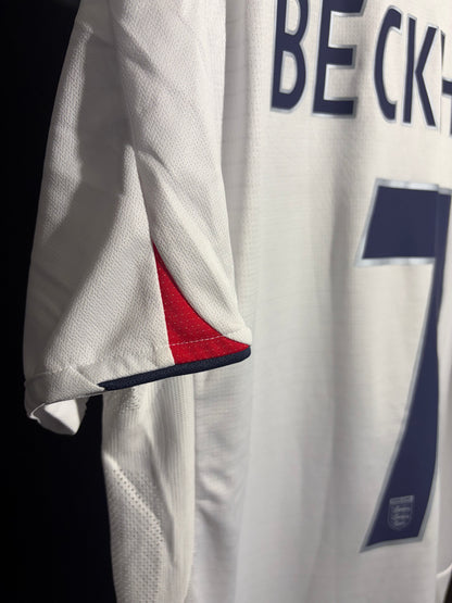England 2006/07 Hemmatröja #7 Beckham – Storlek M