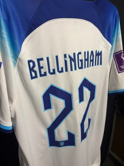 England 2022 Hemmatröja #22 Bellingham – Storlek L