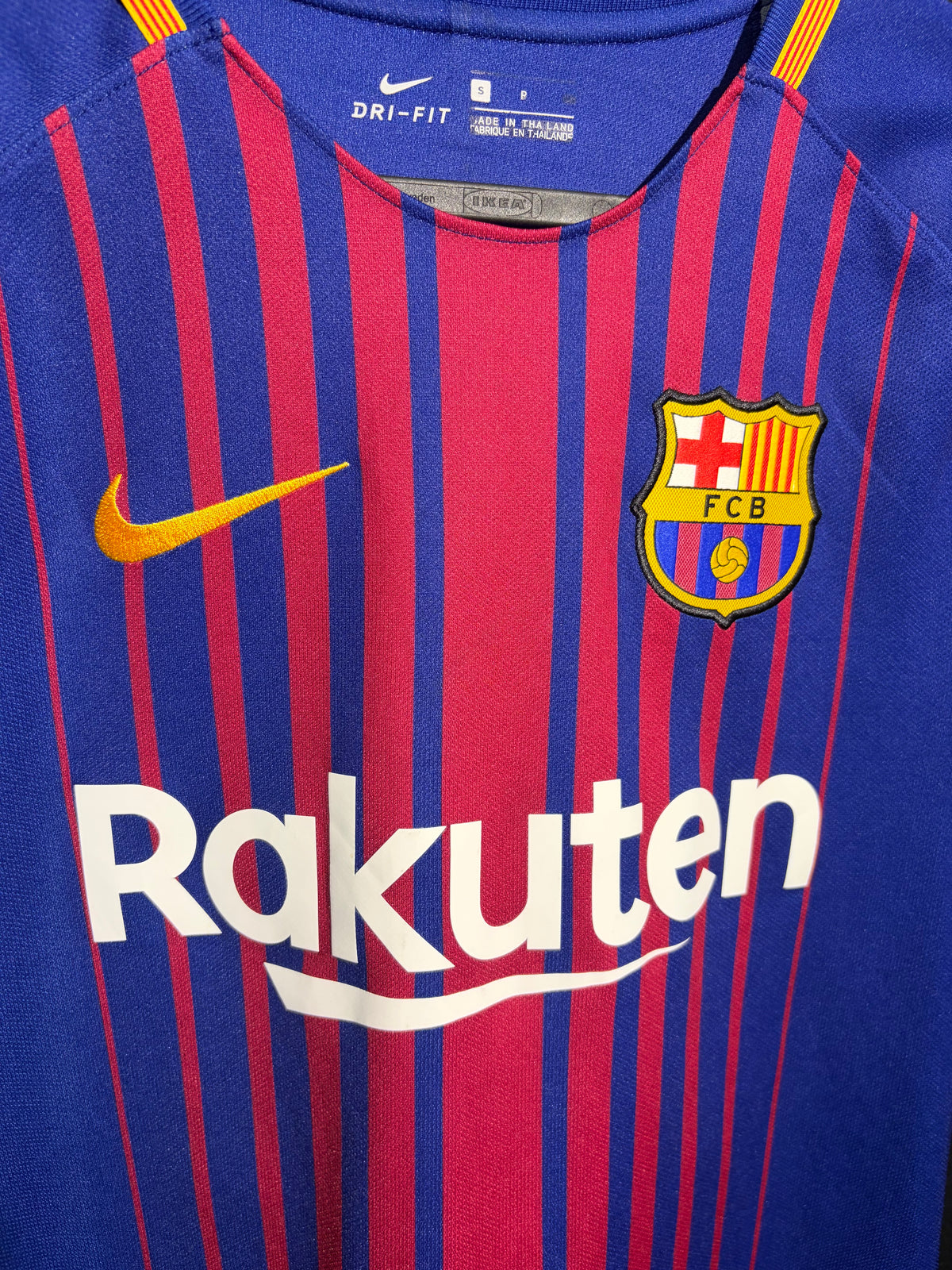 Barcelona 2017/18 Hemmatröja #10 Messi – Storlek S