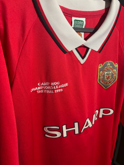 Manchester United 1999/00 Hemmatröja – Storlek XL