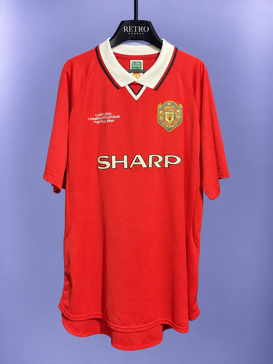 Manchester United 1999/00 Hemmatröja – Storlek XL