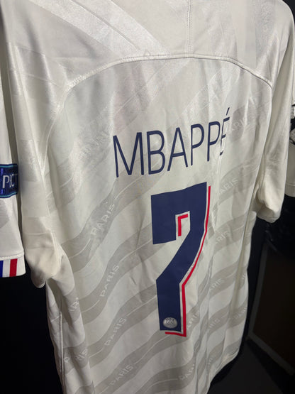 Paris Saint Germain 2019/20 Tredjetröja #7 Mbappé – Storlek L