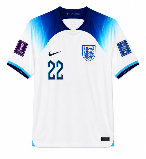 England 2022 Hemmatröja #22 Bellingham