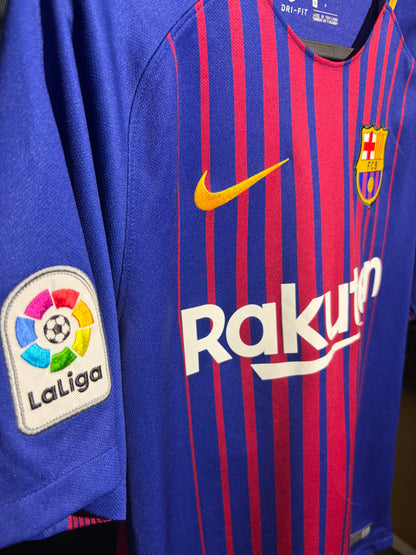 Barcelona 2017/18 Hemmatröja #10 Messi – Storlek S