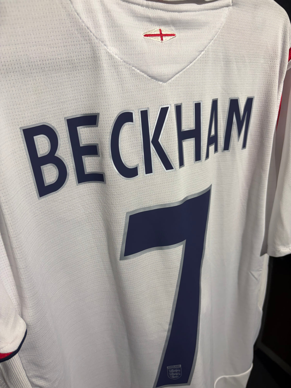 England 2006/07 Hemmatröja #7 Beckham – Storlek M