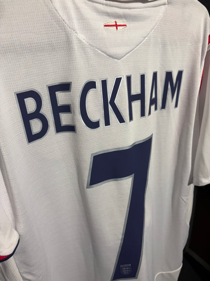 England 2006/07 Hemmatröja #7 Beckham – Storlek M
