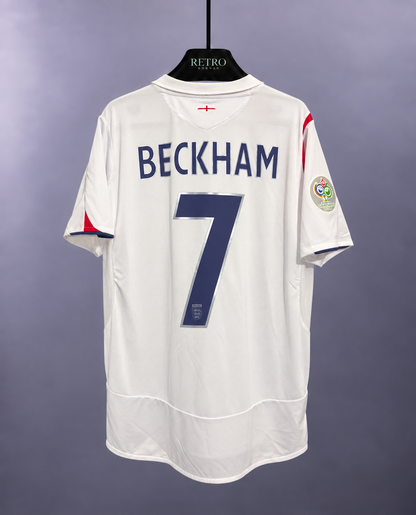 England 2006/07 Hemmatröja #7 Beckham – Storlek M