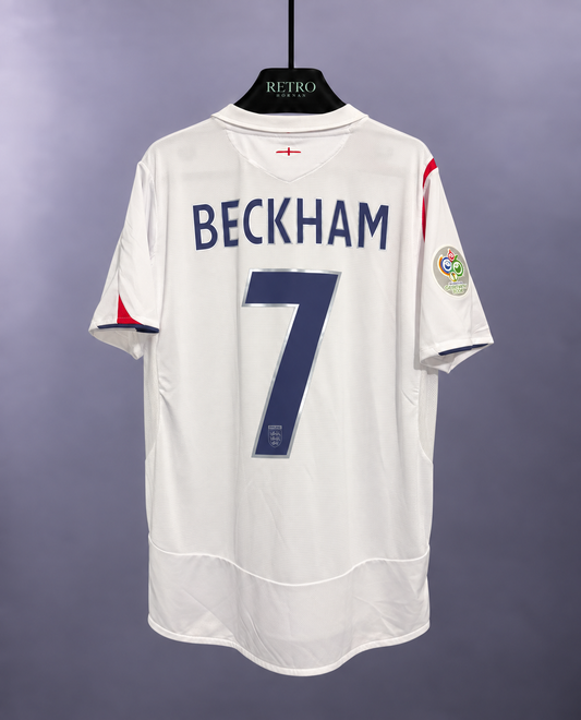 England 2006/07 Hemmatröja #7 Beckham – Storlek M